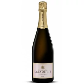 DELAMOTTE Rosé - Champagne Franciaország - Pinot Noir a Montage de Reims Grand Cru területeiről származik, Ambonnay, Bouzy és Tour-sur-Marne. - Pezsgő DELAMOTTE Rosé - Champagne Franciaország - Pinot Noir a Montage de Reims Grand Cru területeiről származik, Ambonnay, Bouzy és Tour-sur-Marne. - Pezsgő