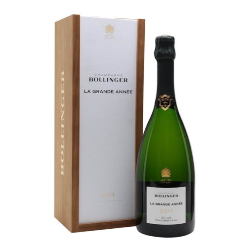 BOLLINGER La Grande Année 2014 Magnum Díszdobozban - Champagne - Pezsgő - 61% Pinot Noir, 39% Chardonnay - BorGuru