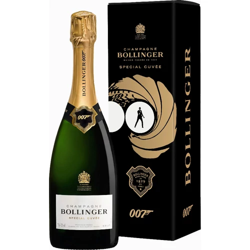 BOLLINGER Special Cuvée 007 Bond Edition - Champagne - 60% Pinot Noir, 25% Chardonnay és 15% Pinot Meunier