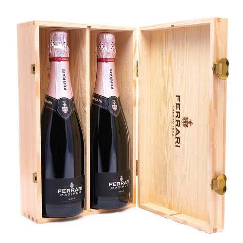 FERRARI Maximum Rosé 2 palackos faládában