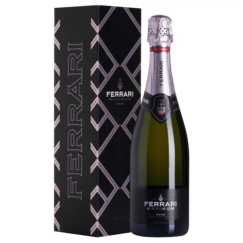 FERRARI Maximum Rosé - díszdobozban - Pezsgő - 70% Pinot Noir 30% Chardonnay