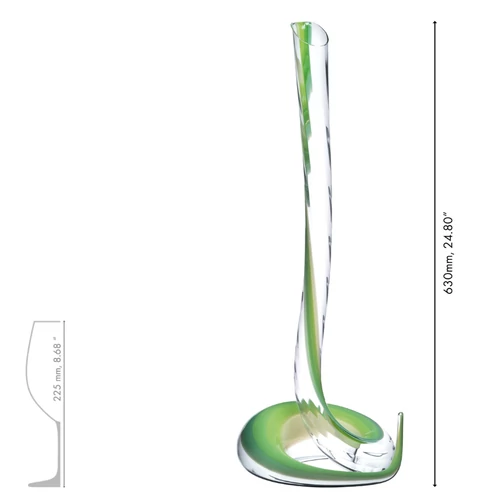 RIEDEL Cobra Magnum Decanter - zöld 1 db