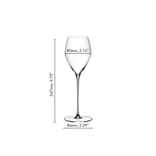 RIEDEL Veloce Champagne Wine Glass 2 db